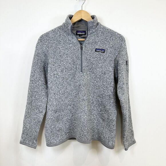 Patagonia Sweaters - Patagonia Pullover Women's Medium Gray Better Sweater 1/4 Zip Gorpcore STY25617